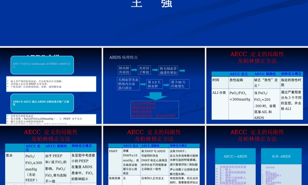 ARDS最新诊治进展.pptx