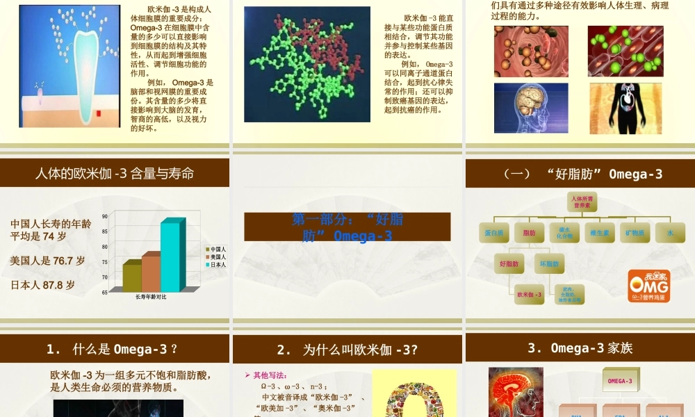 Omega-3关于健康-成长你不得不知道的秘密.ppt