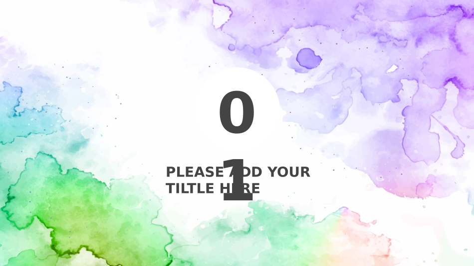 水彩晕染文艺花鸟PPT模板.pptx_第3页