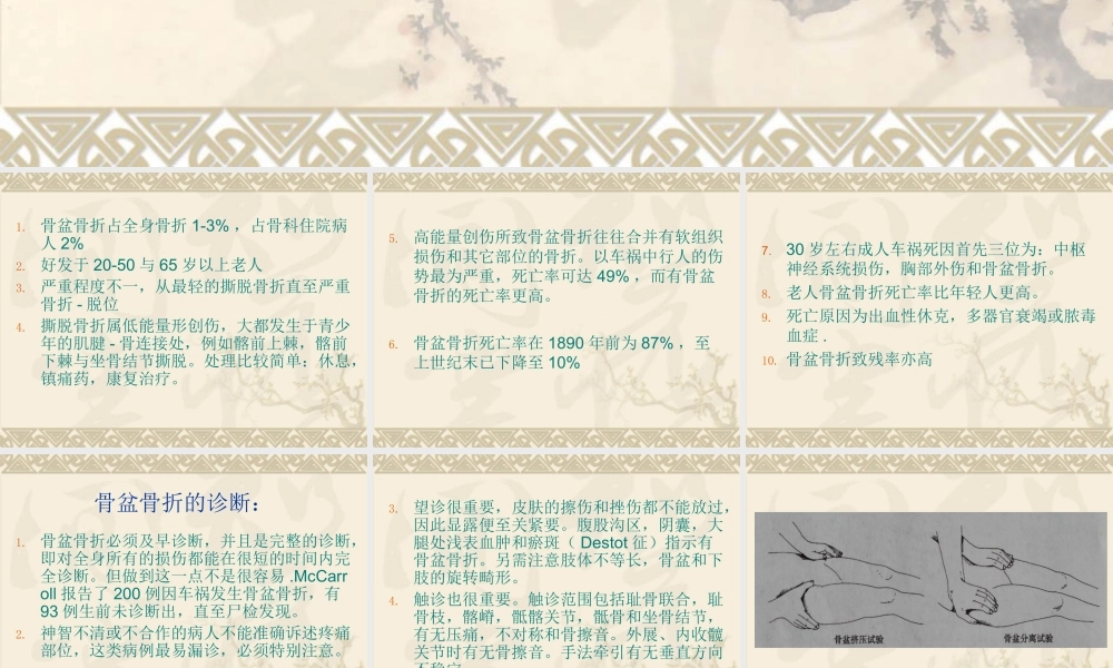 不稳定性骨盆环骨折.ppt