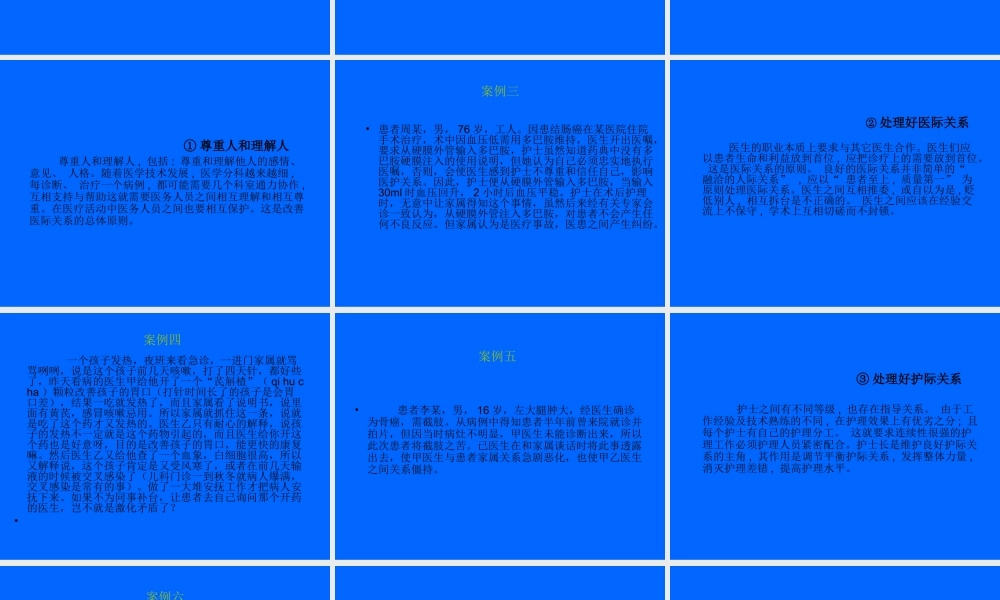 与其他医务人员的沟通和合作.ppt