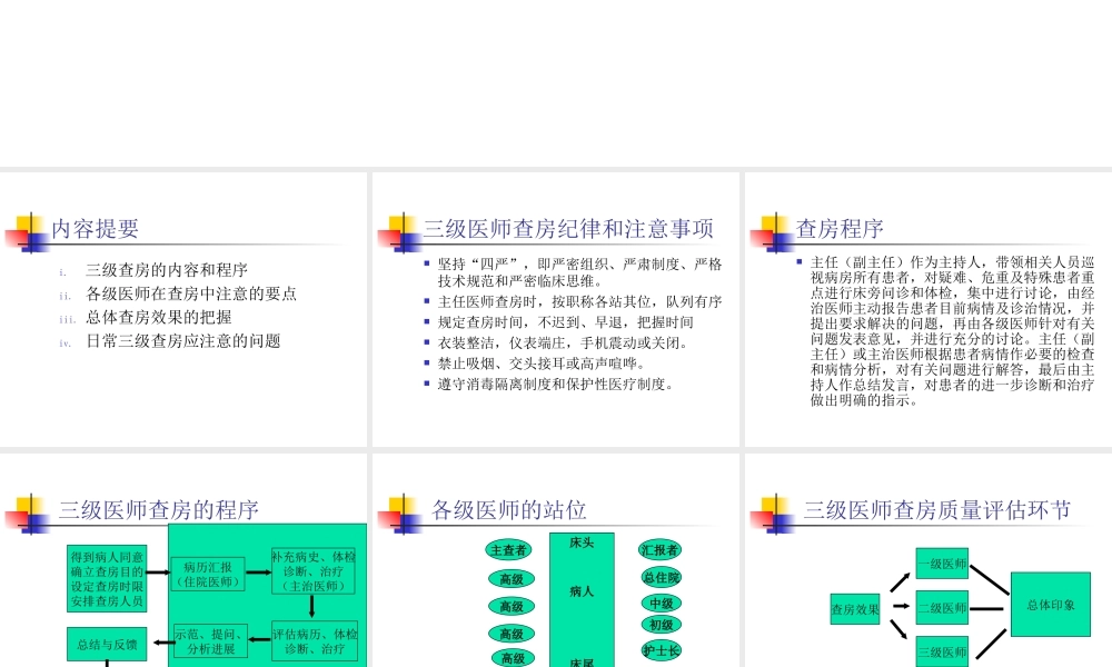 三级医师查房流程.ppt