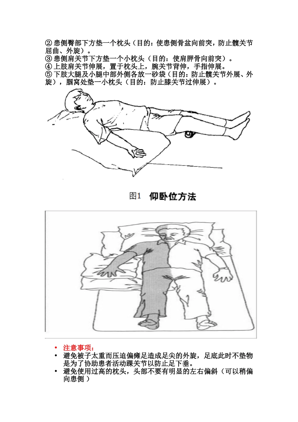 偏瘫患者的良肢位的摆放.doc_第2页