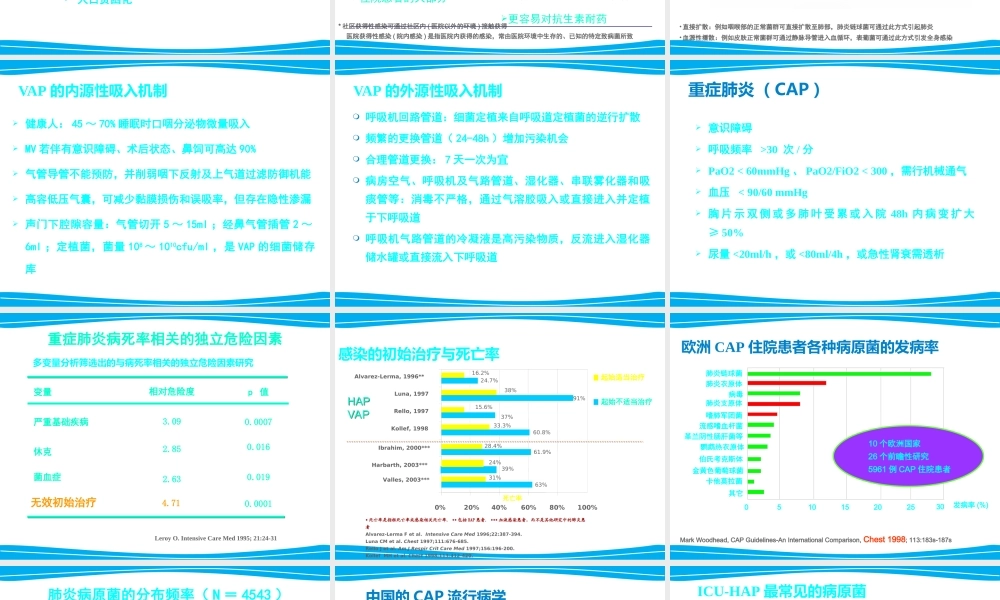 严重肺部感染诊治策略.ppt