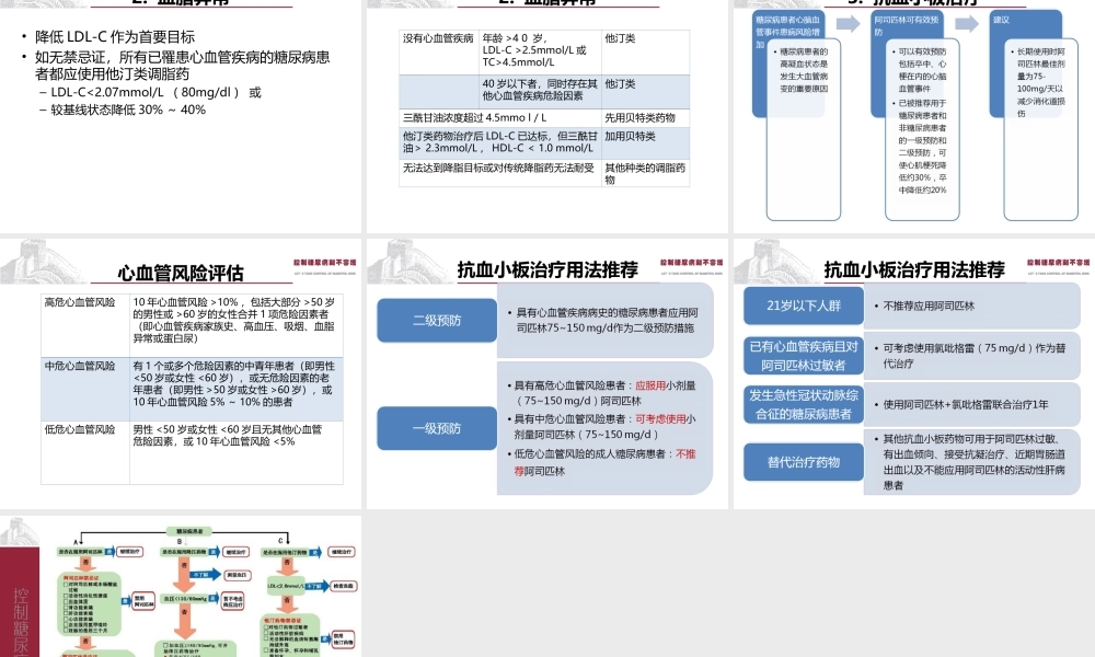 中国2型糖尿病防治指南Part5.ppt