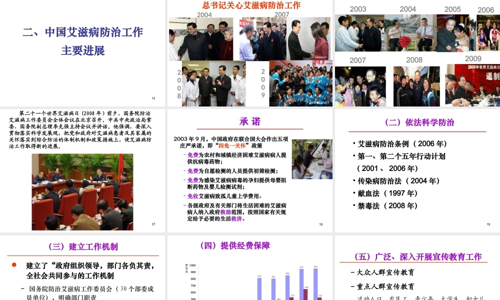 中国艾滋病防治..ppt