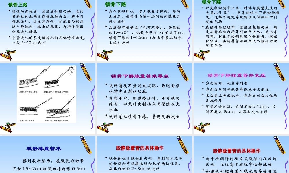 中心静脉置管在危重病.ppt