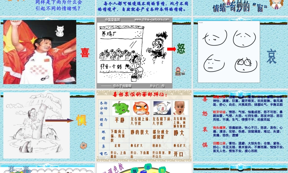 丰富多样的情绪.ppt
