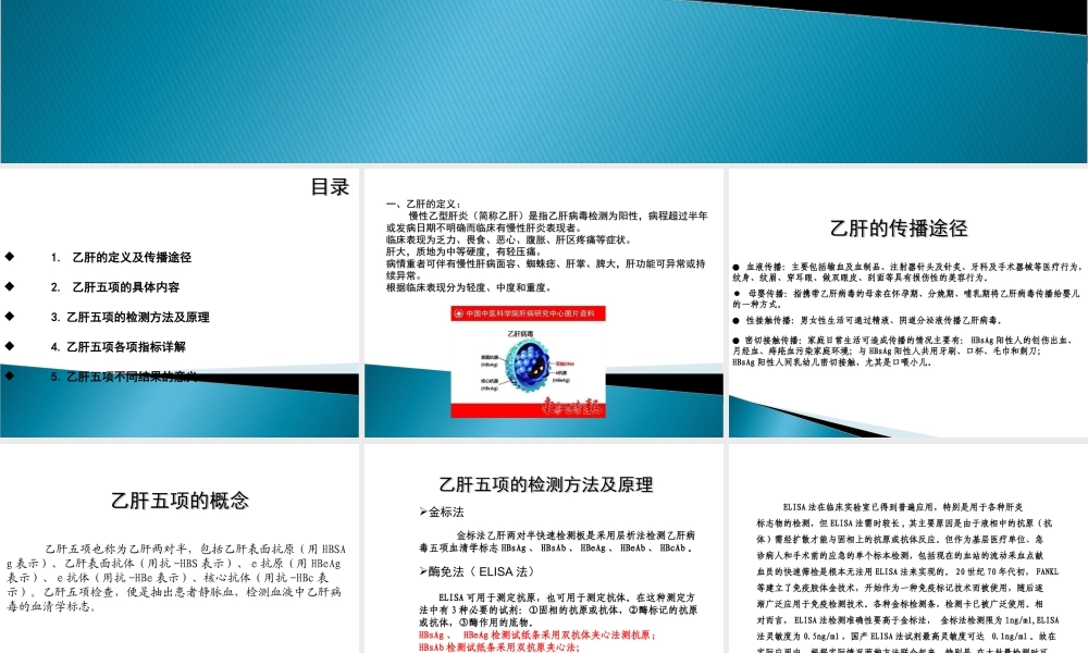 乙肝五项修改版.ppt