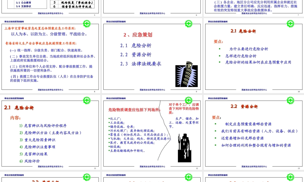 事故应急救援预案编制.ppt