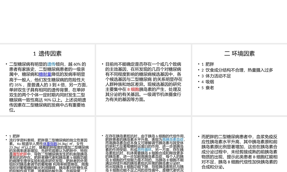 二型糖尿病发病机理及发病原因.pptx