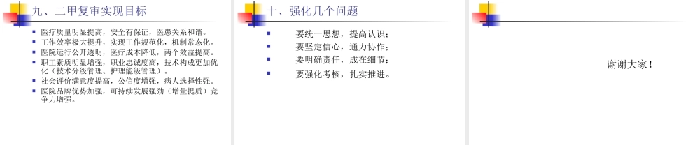 二甲医院评审标准.ppt