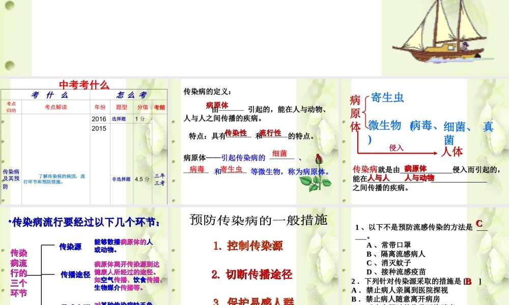 传染病和免疫复习.ppt