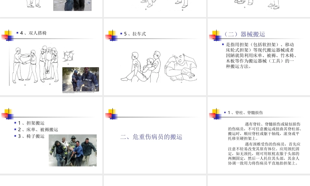 伤病员搬运术剖析.ppt