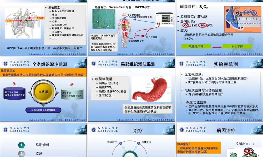 低血容量性休克指南模板.ppt