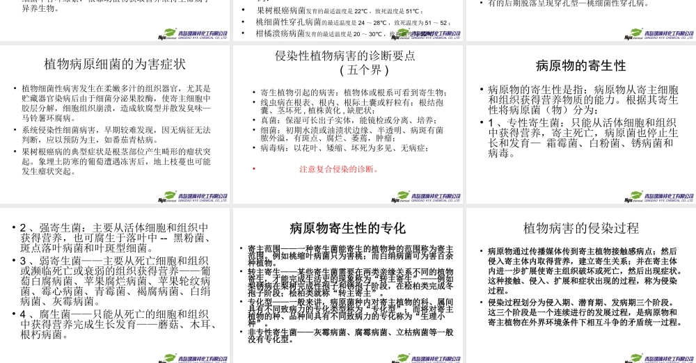 植物病害讲义PPT.ppt