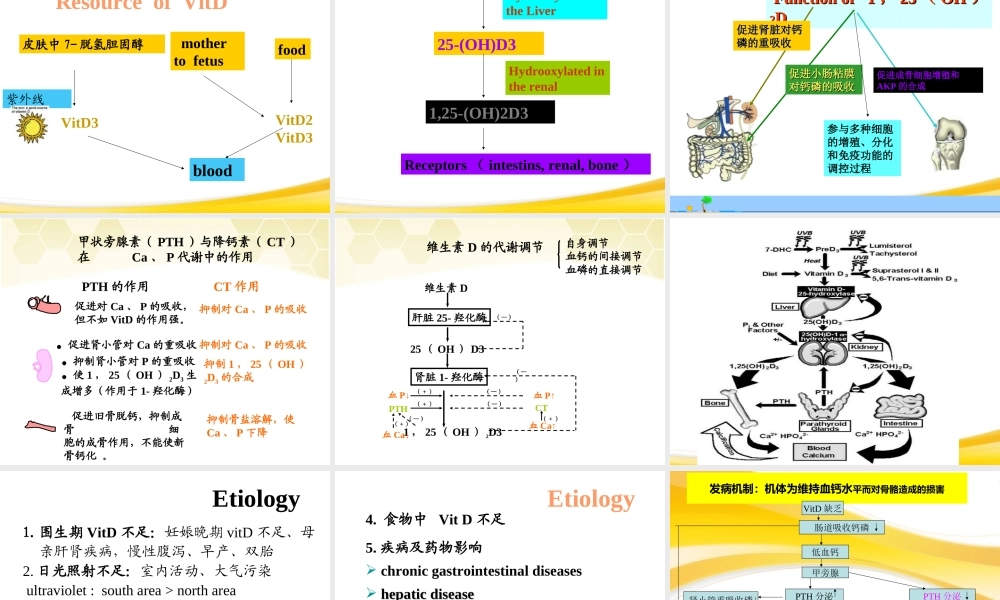 佝偻病与手足搐搦2013.ppt
