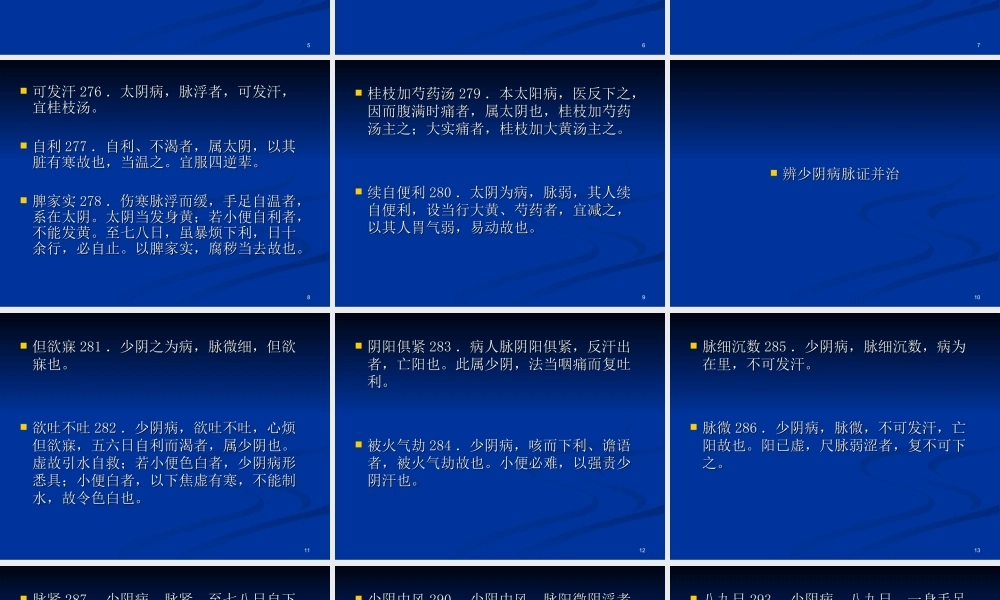 伤寒论-背诵--少阳太阴少阴病.ppt