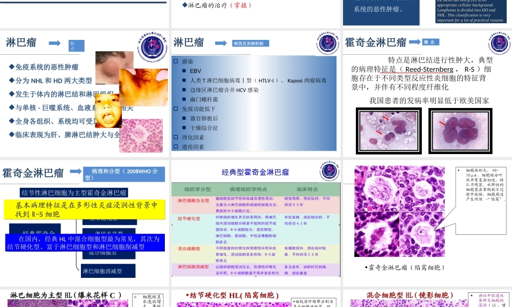 人卫三版-七八年制-淋巴瘤.ppt