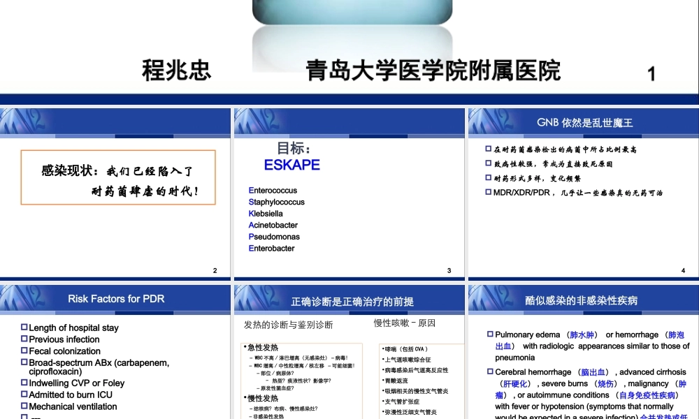 从合理用药谈复合制剂的地位程兆忠.ppt