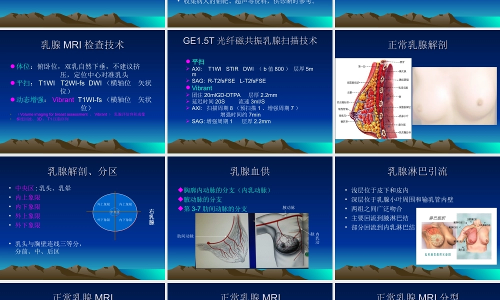 乳腺病变磁共振检.ppt