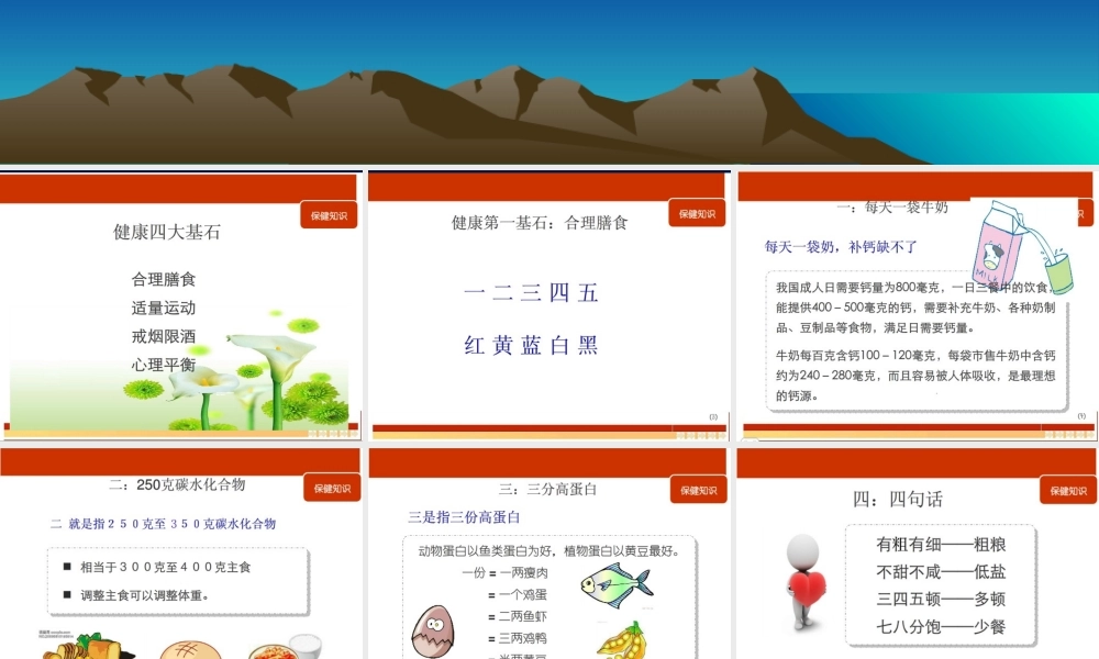 健康四大基石.ppt