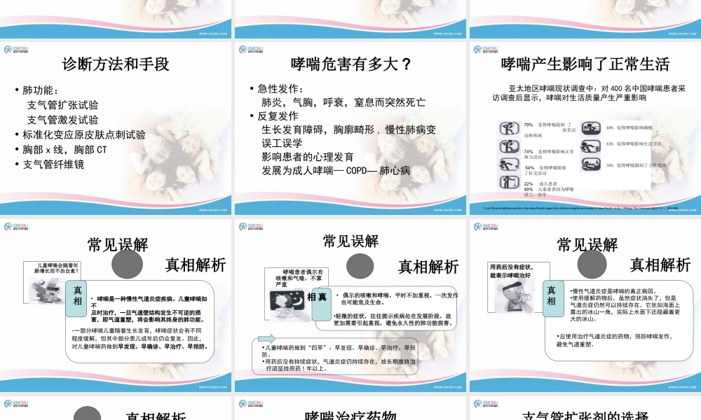 儿童哮喘危害及防治.ppt