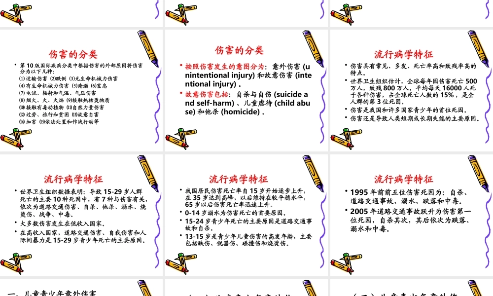 儿童少年伤害.ppt