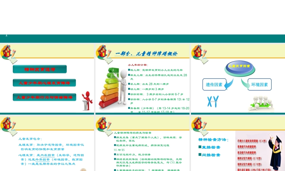 儿童少年期精神障.ppt