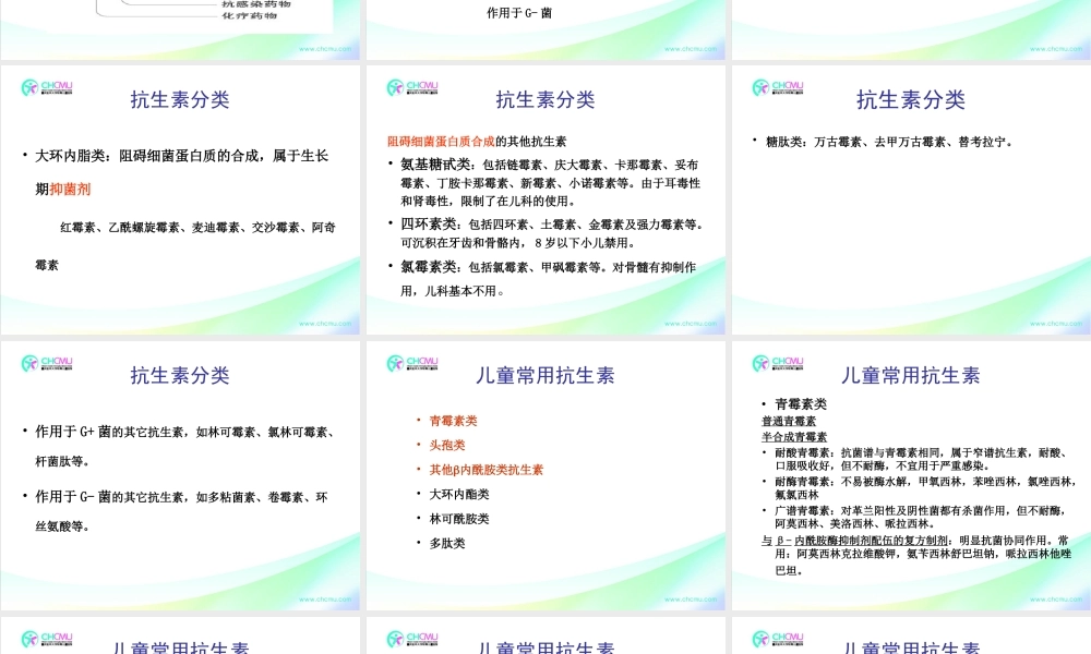 儿童常用抗生素简介.ppt