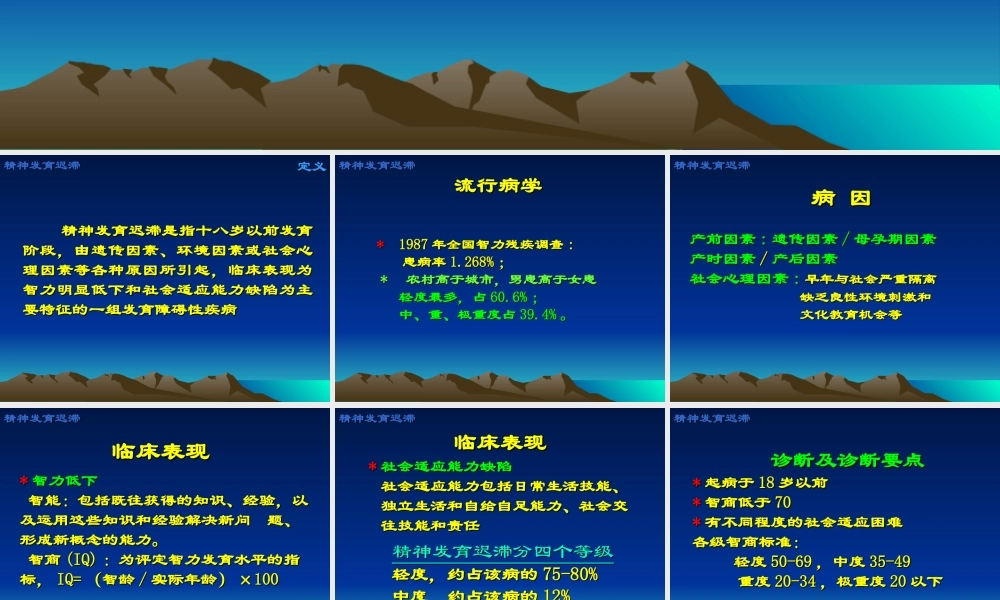 儿童精神障碍.ppt