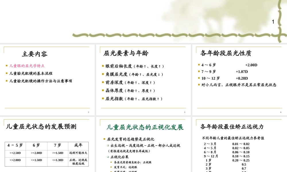 儿童验光配镜的基本流程和注意事项(省人医版).ppt