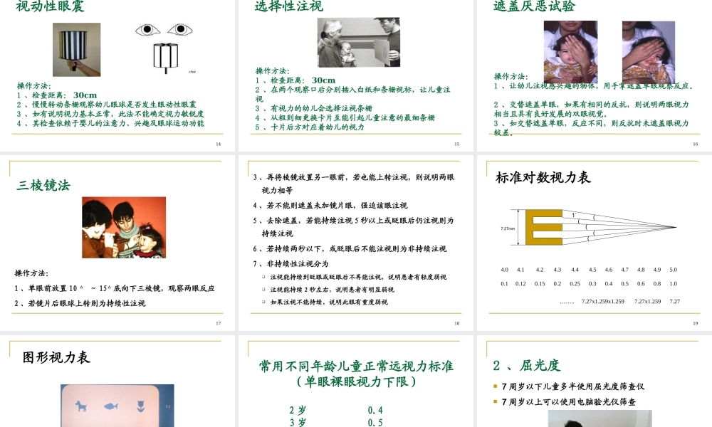 儿童验光配镜的基本流程和注意事项(省人医版).ppt