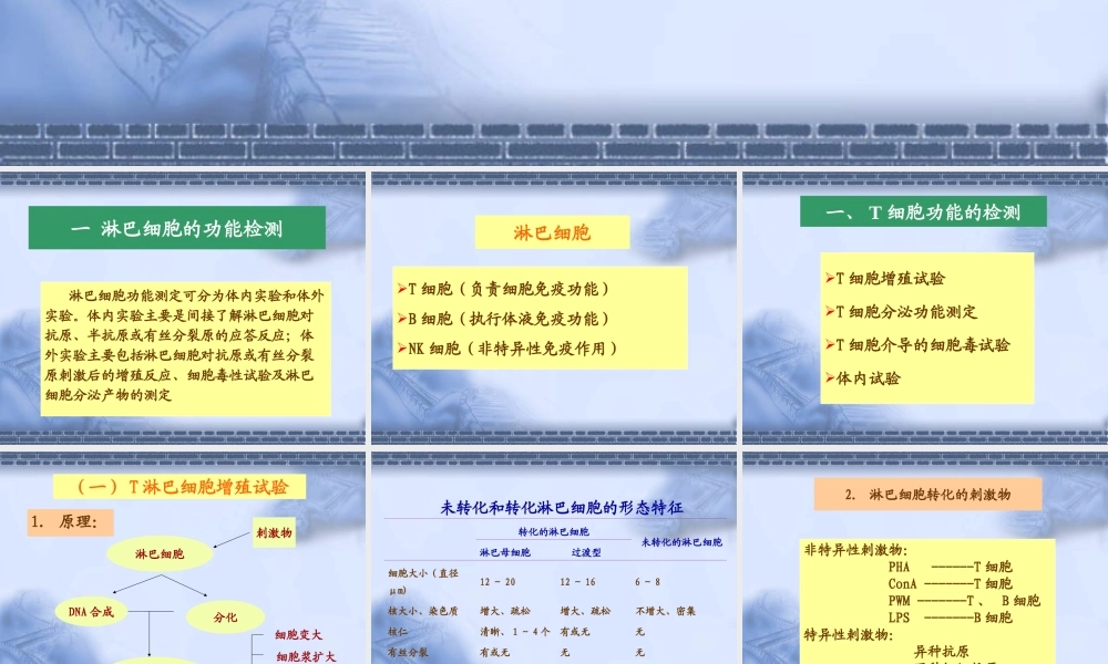 免疫细胞功能检测技术概述.ppt