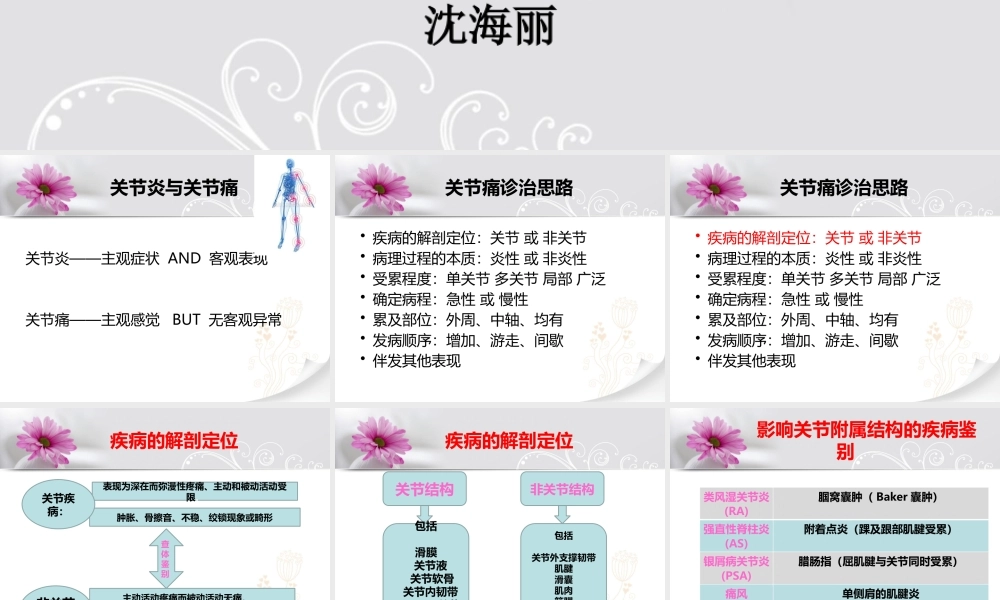 关节痛的诊治思路.pptx