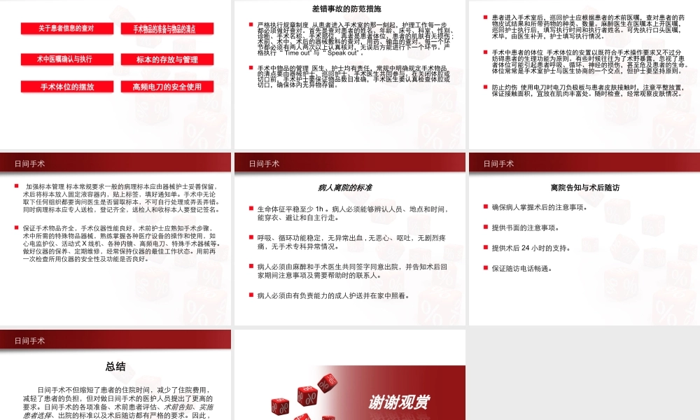 日间手术的安全隐患与应对措施.ppt