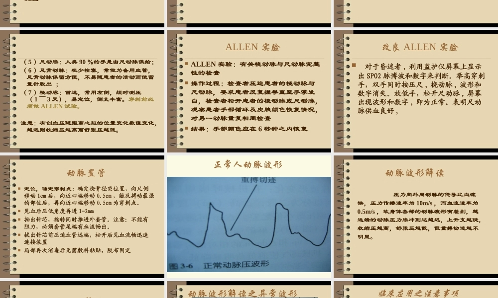 有创动脉压监测..ppt