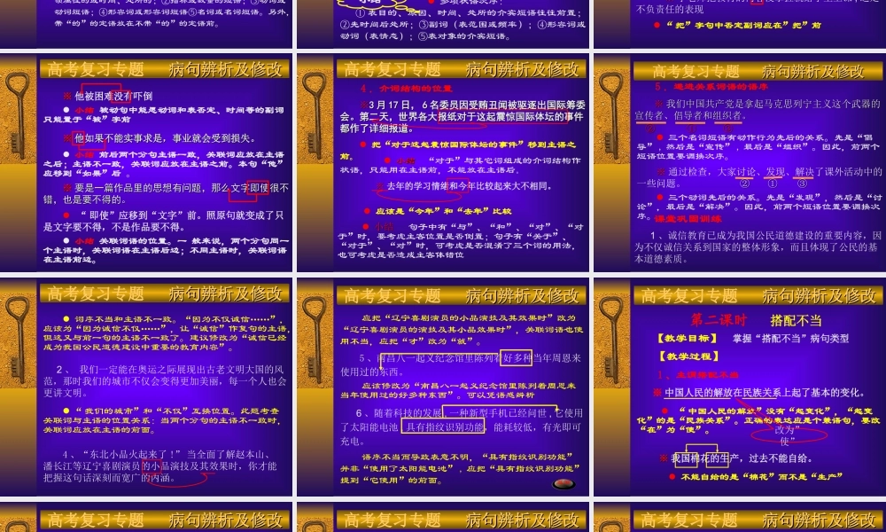 有话好好说——病句辨析及修改(1)分析.ppt