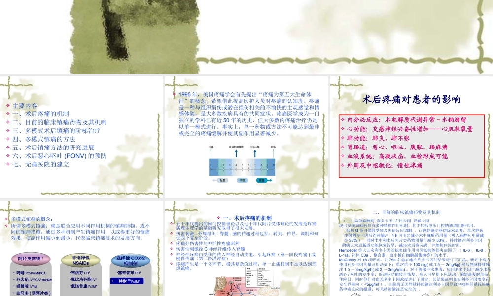 术后多模式镇痛.ppt