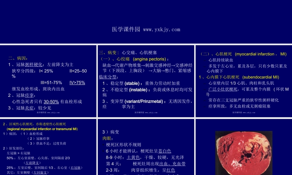 冠状动脉心脏病.ppt