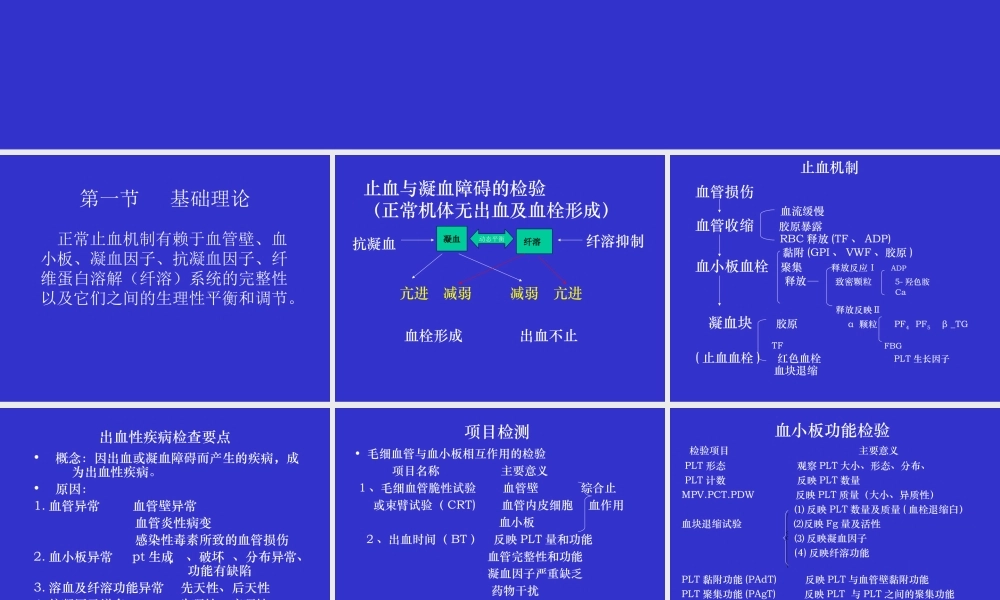 出血、血栓与止血检测.ppt