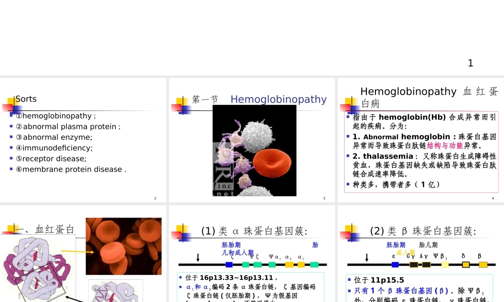 分子病与遗传性酶病-(2).ppt