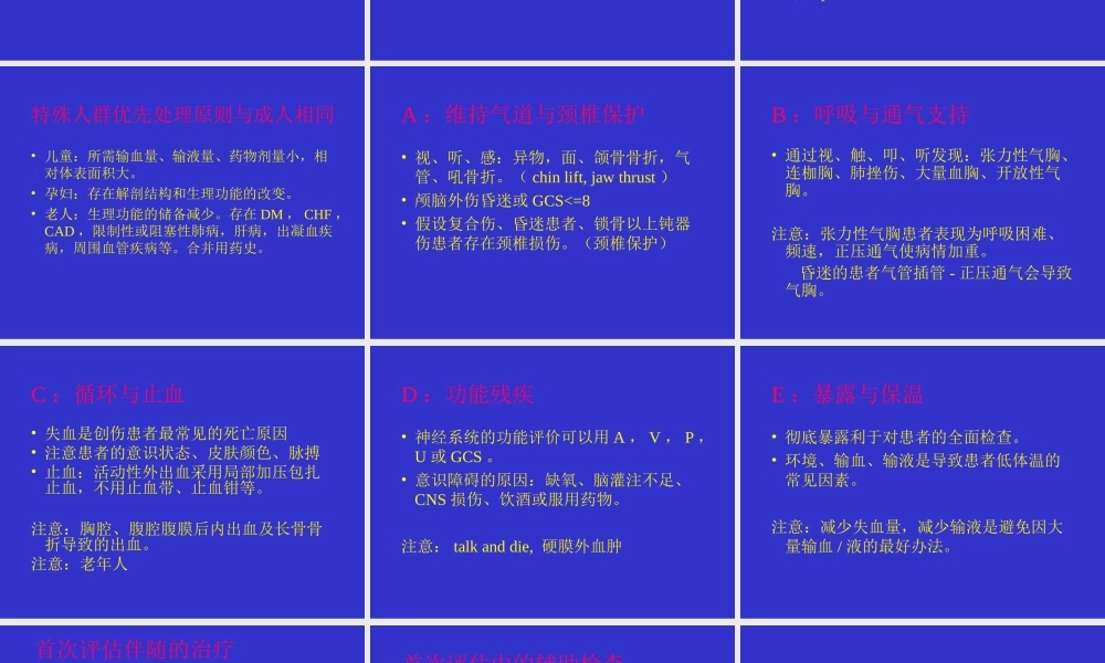 创伤的生命支持1.ppt