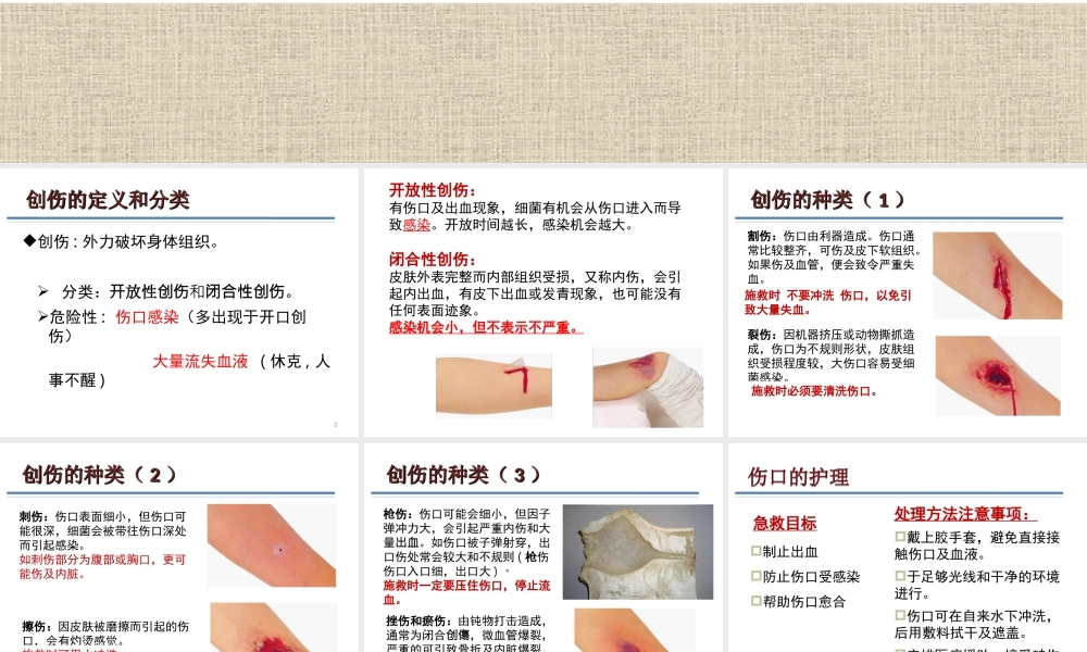 创伤的识别及处理.ppt