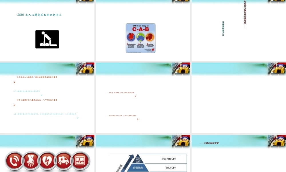 最新心肺复苏亮点解读2010-北京大学人民医院-PPT文档.ppt