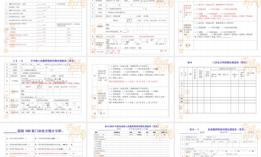 加强调查监测--促进合理用药完成稿.ppt