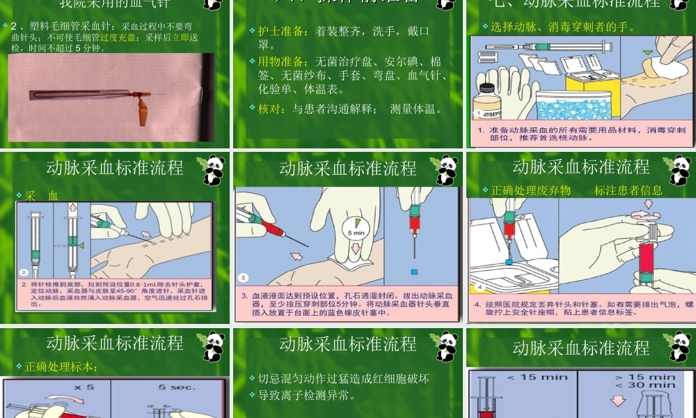 动脉采血操作技术概要.ppt