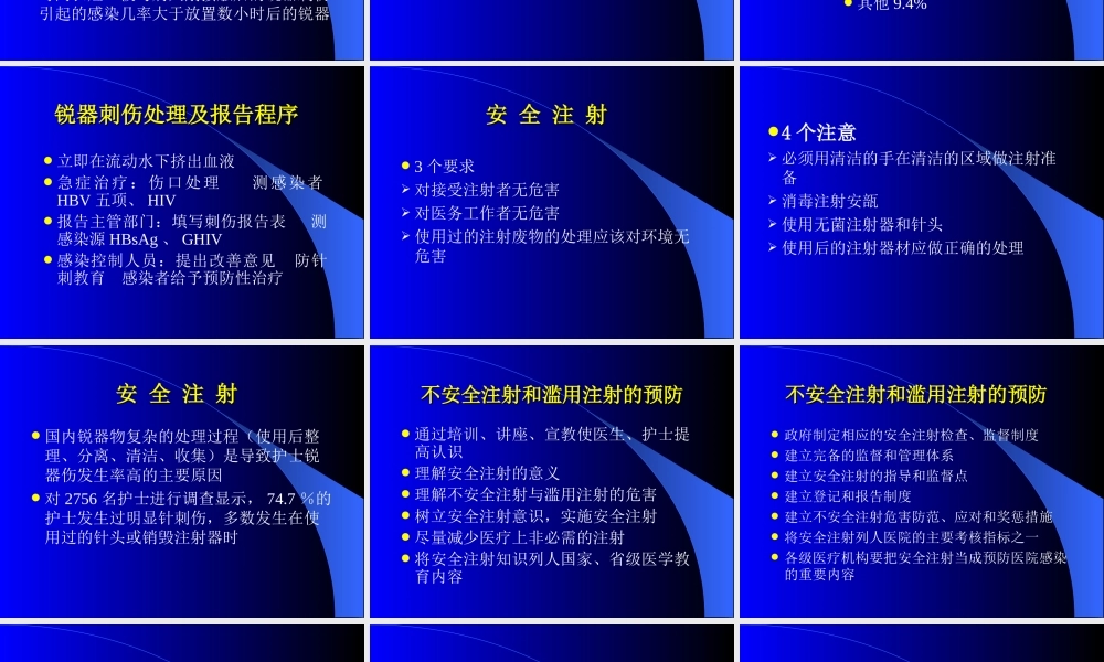 医务人员职业安全..ppt