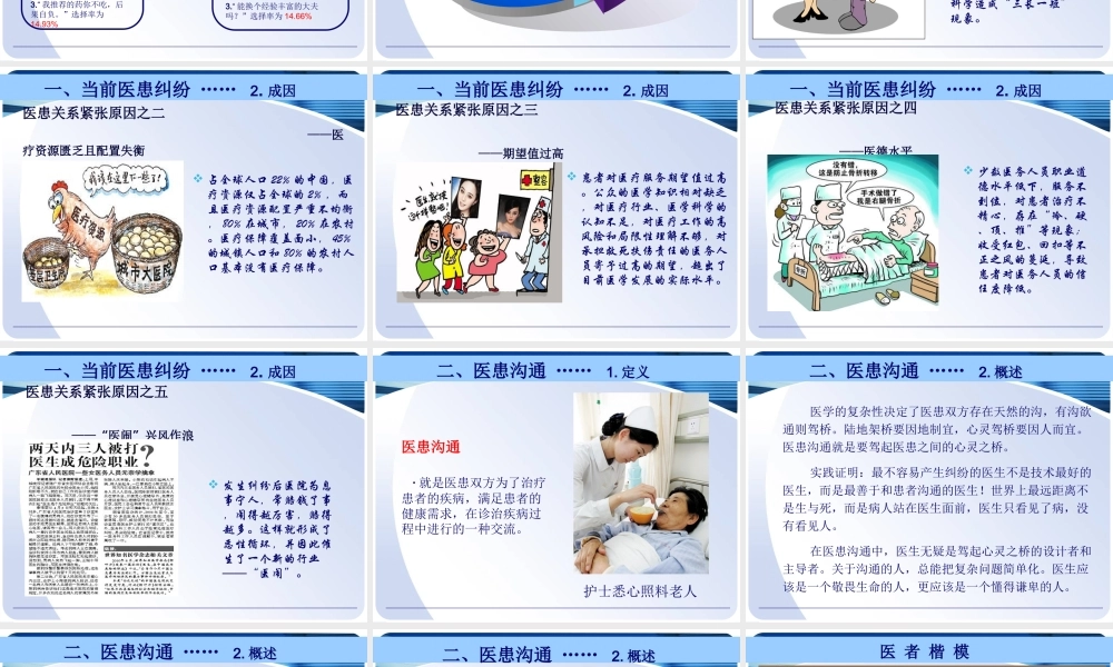 医患沟通-纠纷防范PPT.ppt