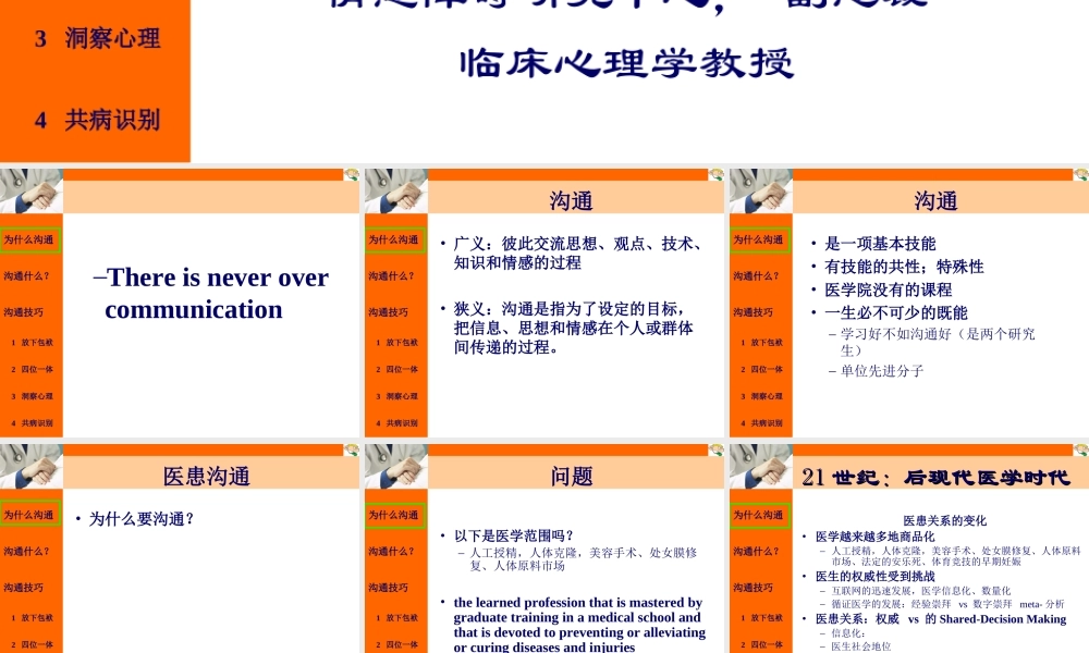 医患沟通和技巧.ppt